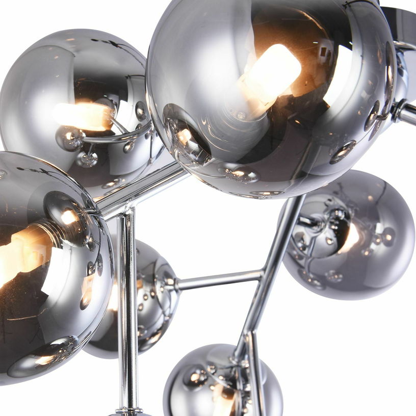 Plafonnier en métal chromé 60 cm Dallas - Maytoni - The Cool Republic