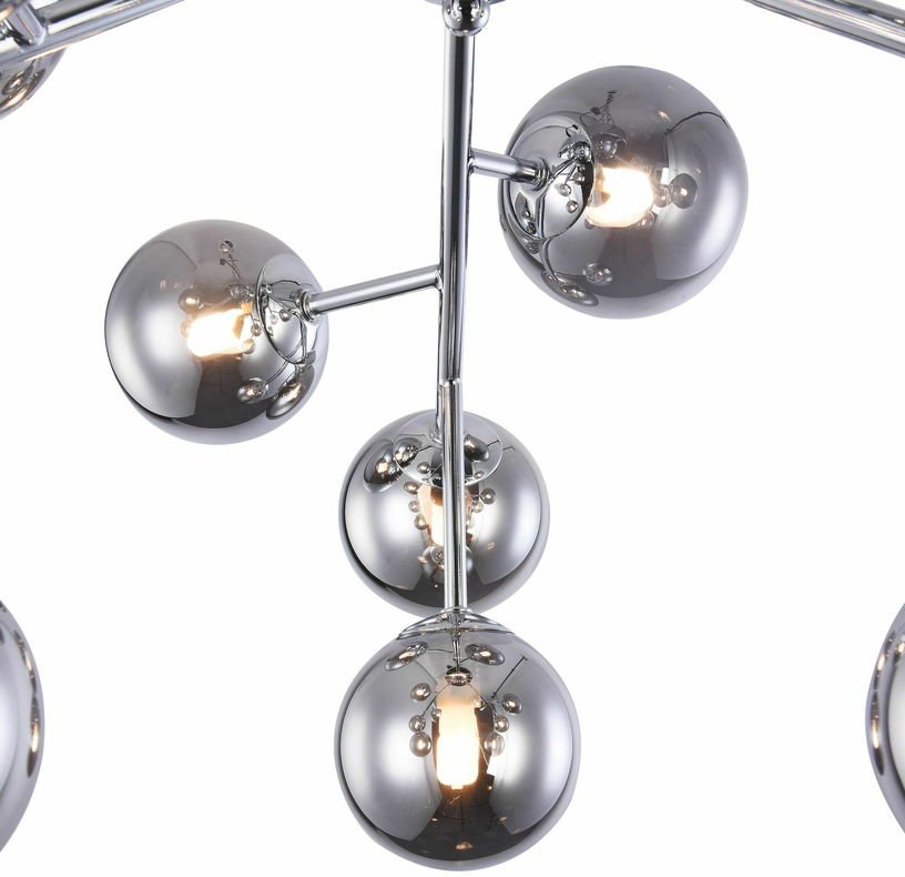 Plafonnier en métal chromé 60 cm Dallas - Maytoni - The Cool Republic