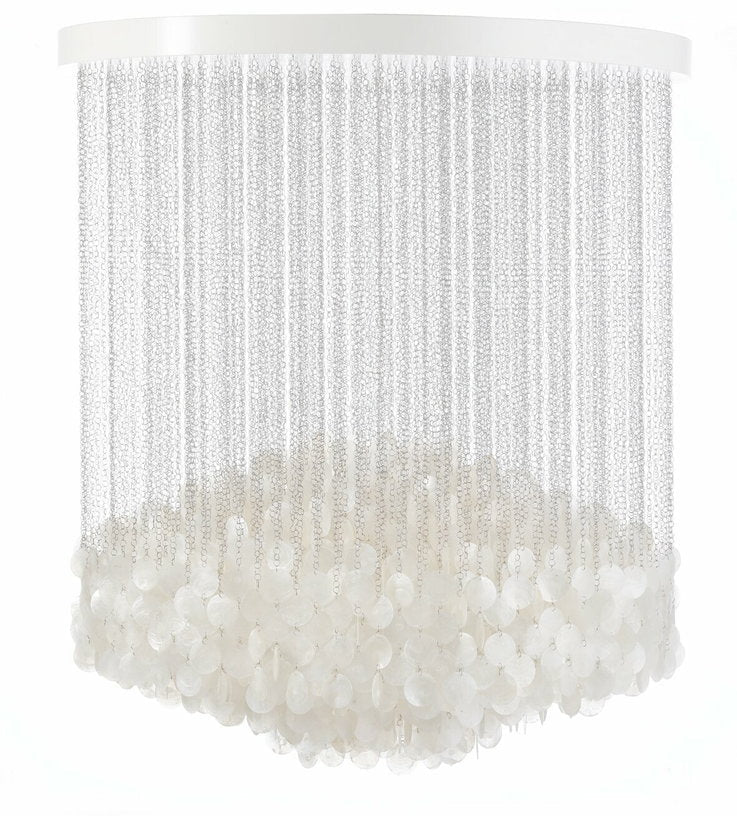 Plafonnier en métal chromé Fun 7DM - Verpan - The Cool Republic