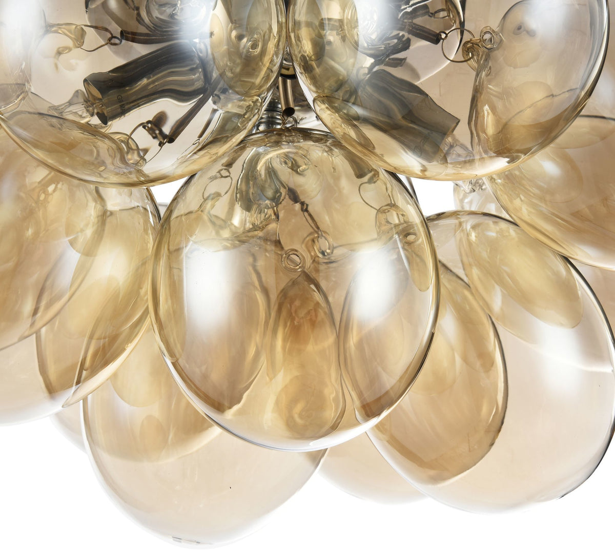 Plafonnier en métal cognac 38 cm Balbo - Maytoni - The Cool Republic