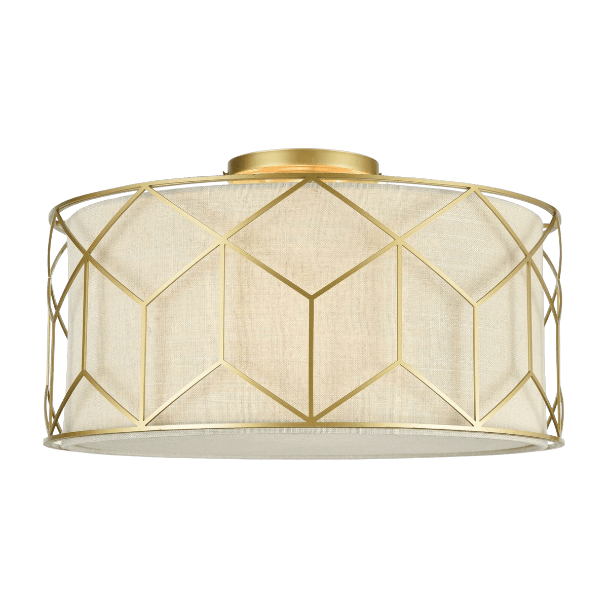 Plafonnier en métal doré 43 cm Messina - Maytoni - The Cool Republic
