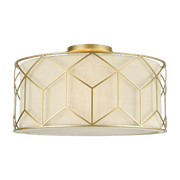 Plafonnier en métal doré 43 cm Messina - Maytoni - The Cool Republic
