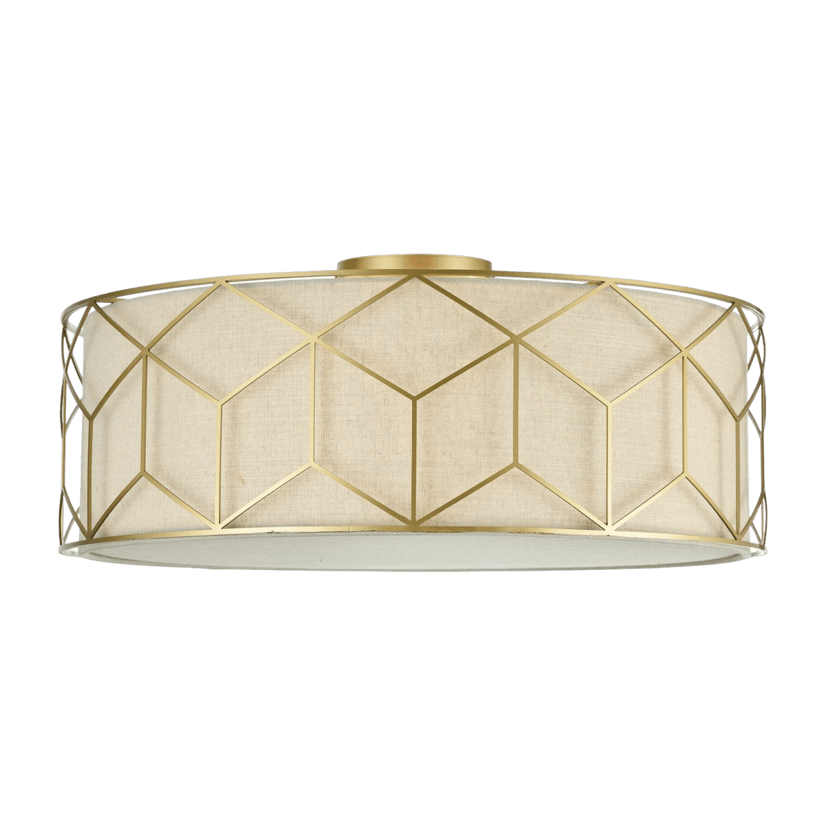 Plafonnier en métal doré 57 cm Messina - Maytoni - The Cool Republic