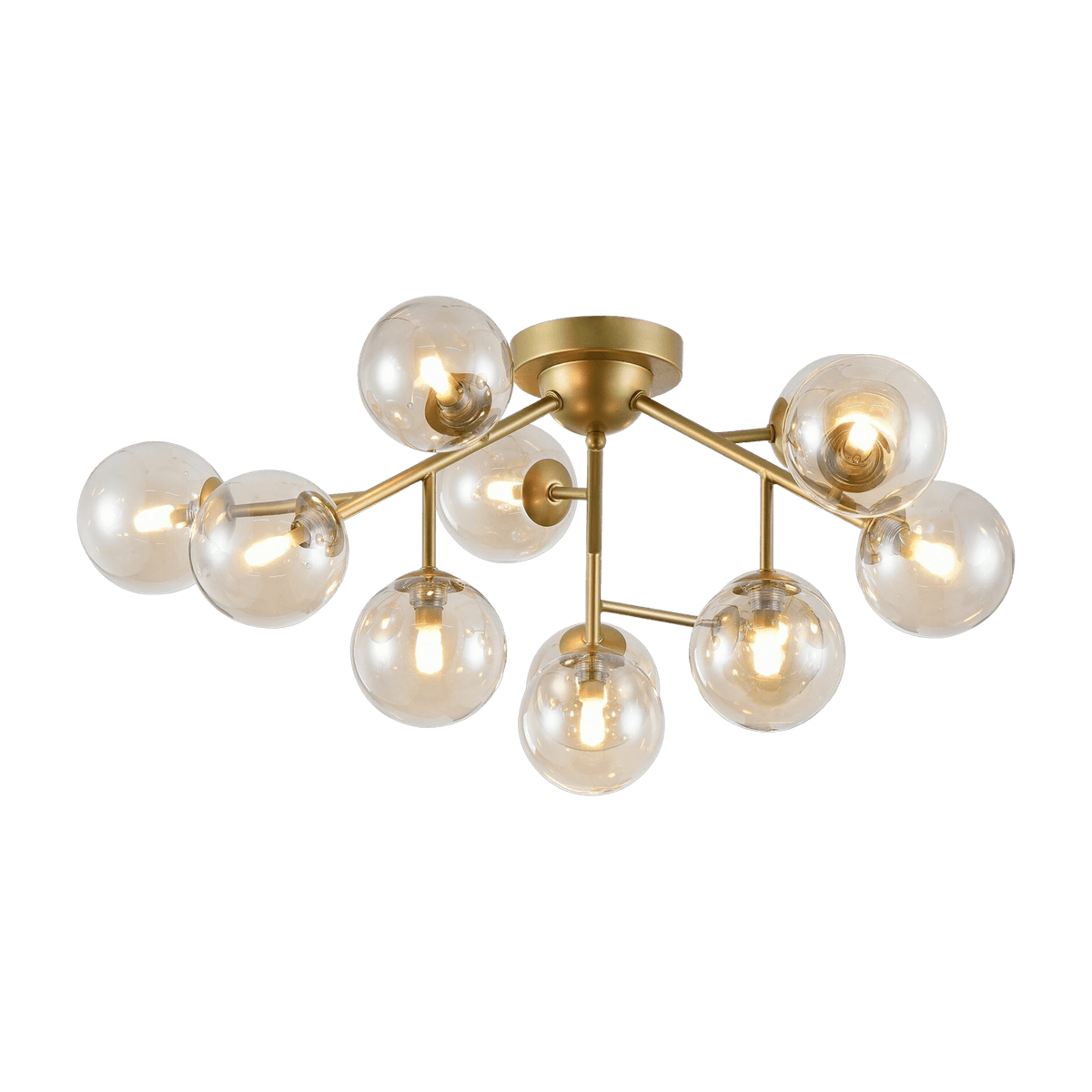 Plafonnier en métal doré 60 cm Dallas - Maytoni - The Cool Republic