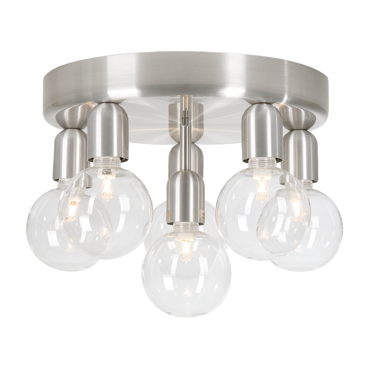 Plafonnier en métal silver 32 cm Regal - Belid - The Cool Republic