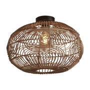 Plafonnier en rotin naturel 48x30 cm Madeira - Good & Mojo - The Cool Republic