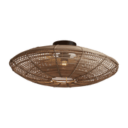 Plafonnier en rotin naturel 55x14 cm Tanami - Good & Mojo - The Cool Republic