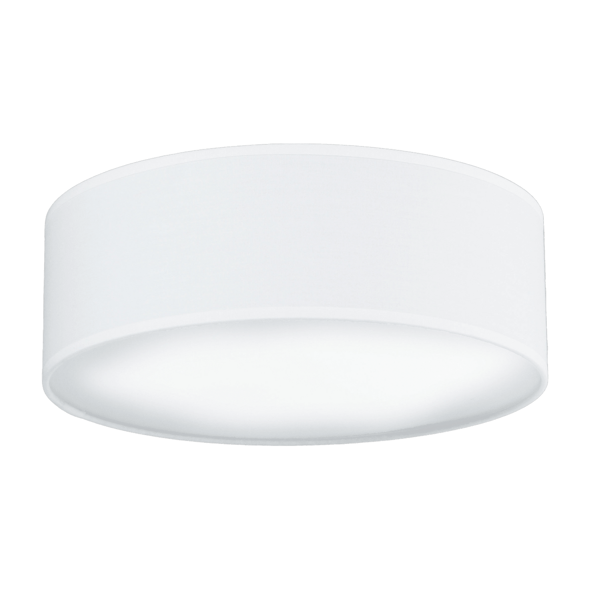 Plafonnier en tissu blanc 30x11cm Mika - Sotto Luce - The Cool Republic