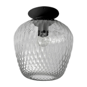 Plafonnier en verre soufflé gris Blown SW5 - &tradition - The Cool Republic