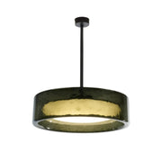 Plafonnier fixe en polycarbonate vert 70x21cm Ringo 70C - Marset - The Cool Republic
