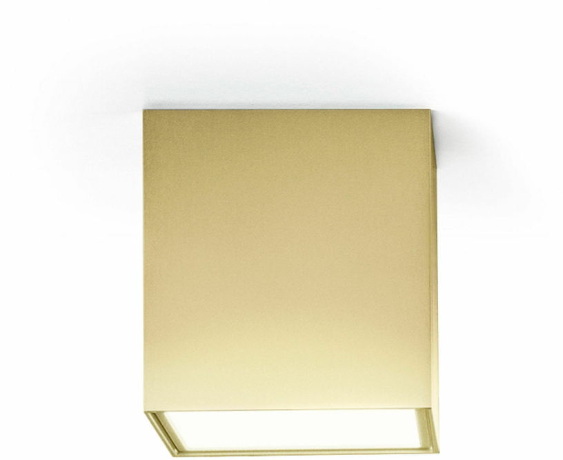 Plafonnier laiton 15 x 15 cm Three - Panzeri - The Cool Republic