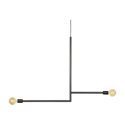 Black metal ceiling lamp 110 x 80 cm KVG nr. 08 - Serax - The Cool Republic