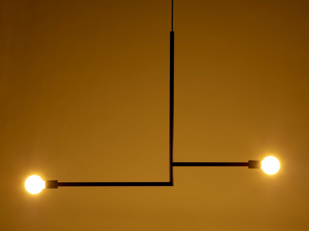 Black metal ceiling lamp 110 x 80 cm KVG nr. 08 - Serax - The Cool Republic