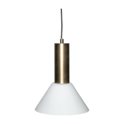 Contrast Ceiling Light Burnished Brass - Hübsch - The Cool Republic