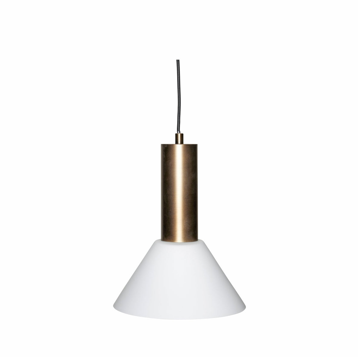 Contrast Ceiling Light Burnished Brass - Hübsch - The Cool Republic
