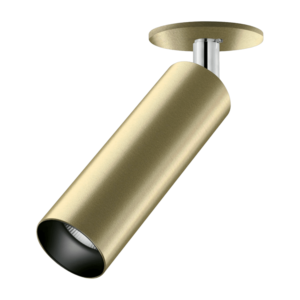 Ceiling lamp spot articulated in brushed brass Lola - Panzeri - The Cool Republic