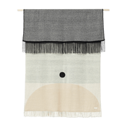 Plaid crème à motifs 130x190 Aymara - Form & Refine - The Cool Republic