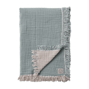 Plaid en coton bio nuage et ardoise 140 x 210 cm Collect SC32 - &tradition - The Cool Republic