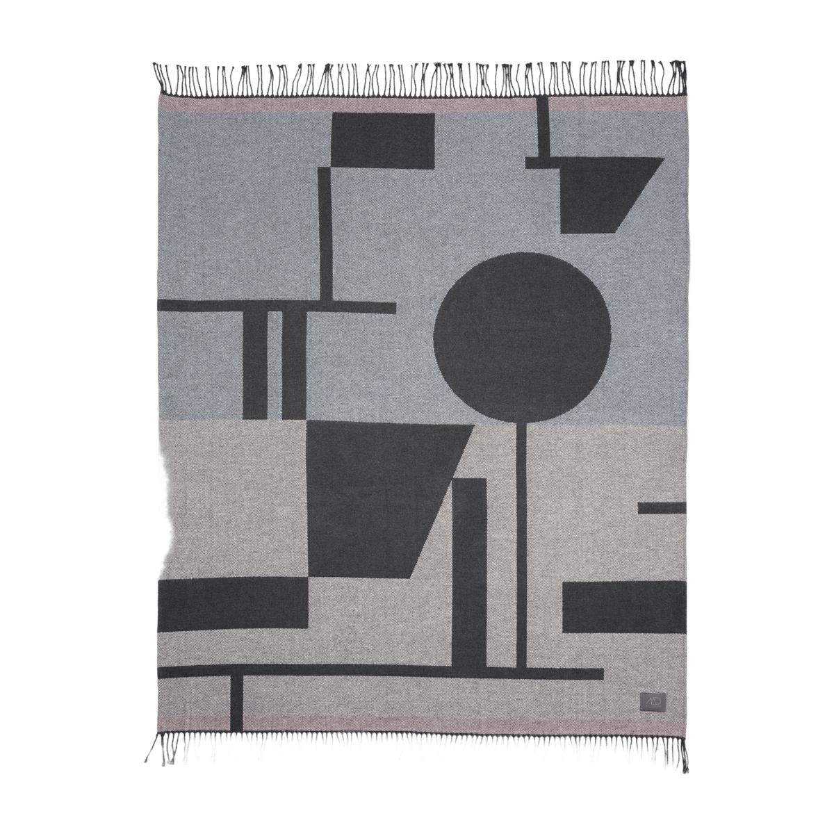 Plaid en coton gris Bauhaus - Mette Ditmer - The Cool Republic