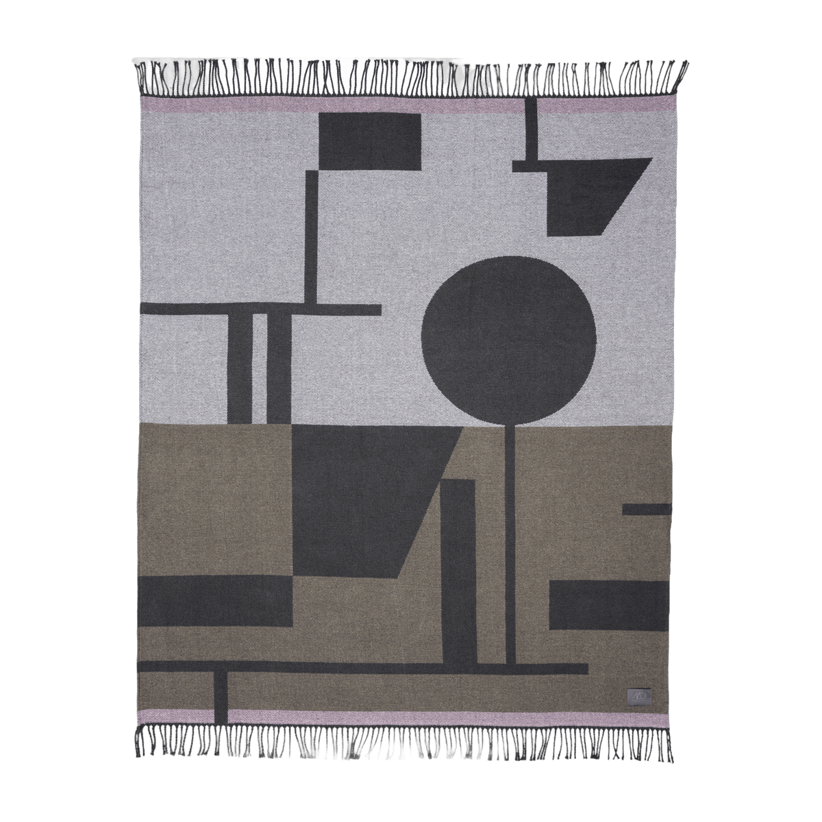 Plaid en coton marron Bauhaus - Mette Ditmer - The Cool Republic