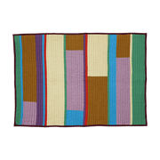 Plaid en coton multicolore 140 x 200 - Hübsch - The Cool Republic