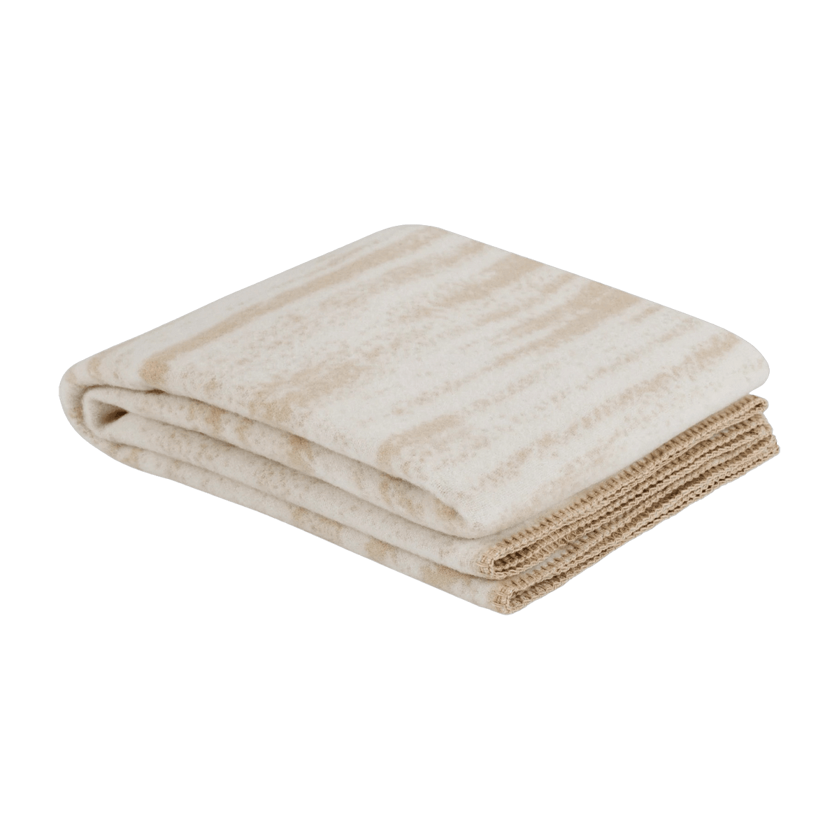 Plaid en laine beige Glitch Throw - Hem - The Cool Republic