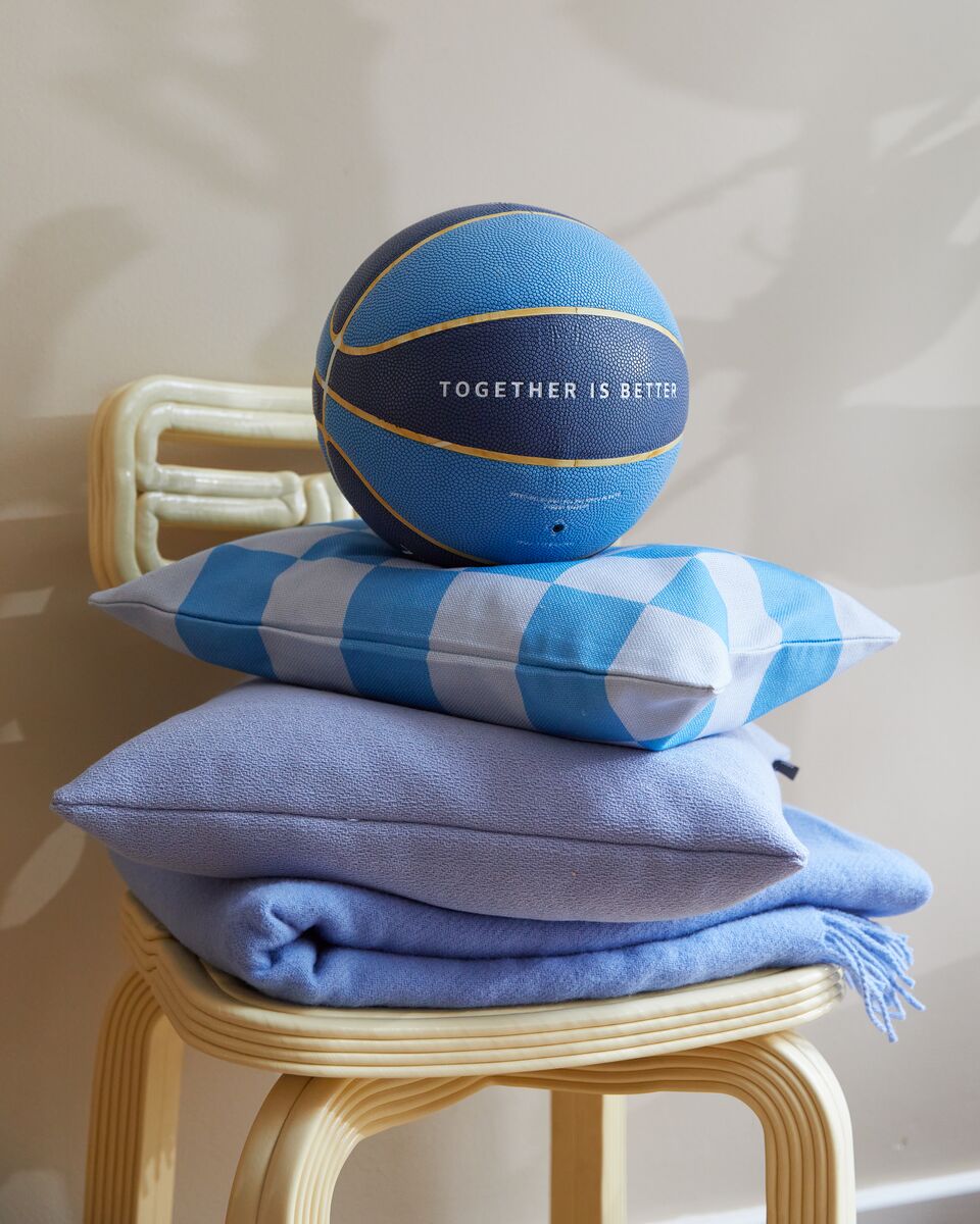 Plaid en laine bleu clair 130x170cm Ro - Fest Amsterdam - The Cool Republic