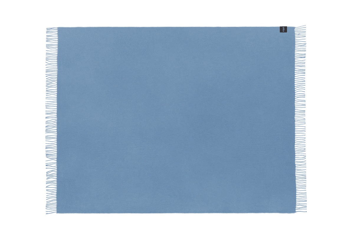 Plaid en laine bleu clair 130x170cm Ro - Fest Amsterdam - The Cool Republic