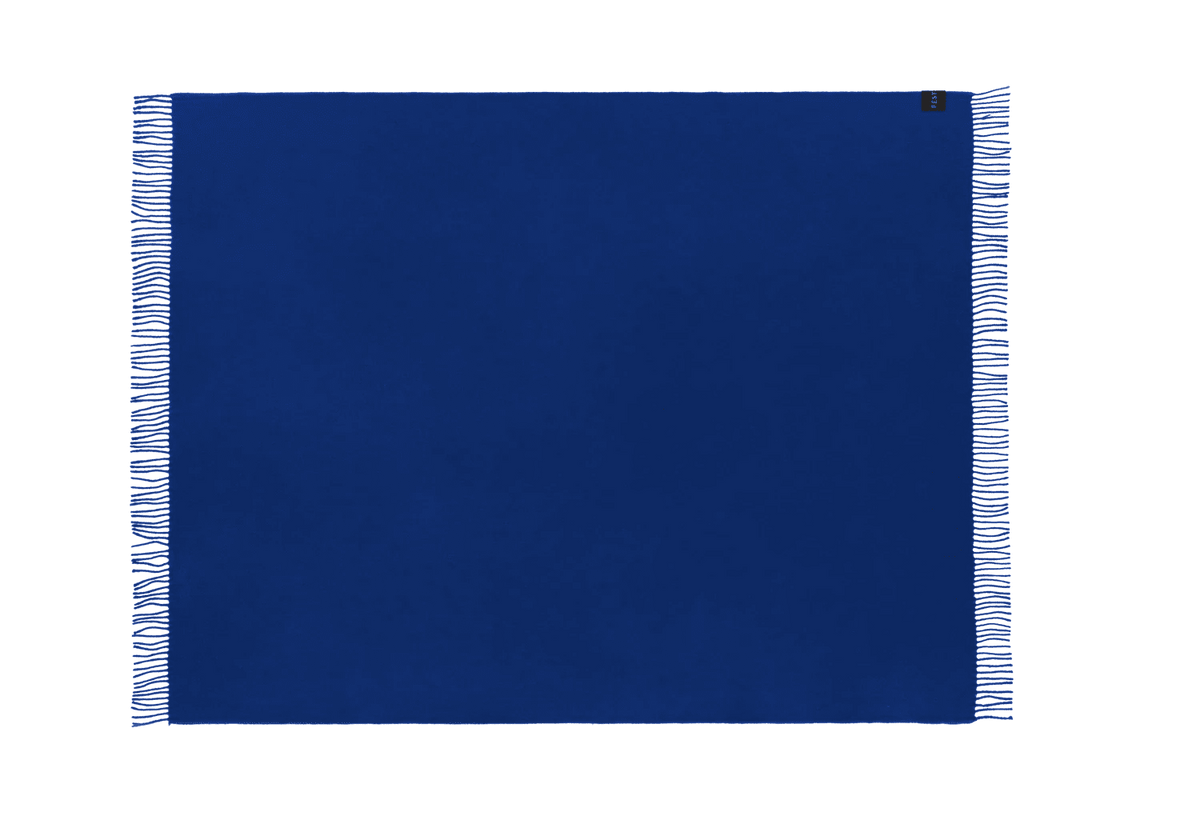 Plaid en laine bleu cobalt 130x170cm Ro - Fest Amsterdam - The Cool Republic