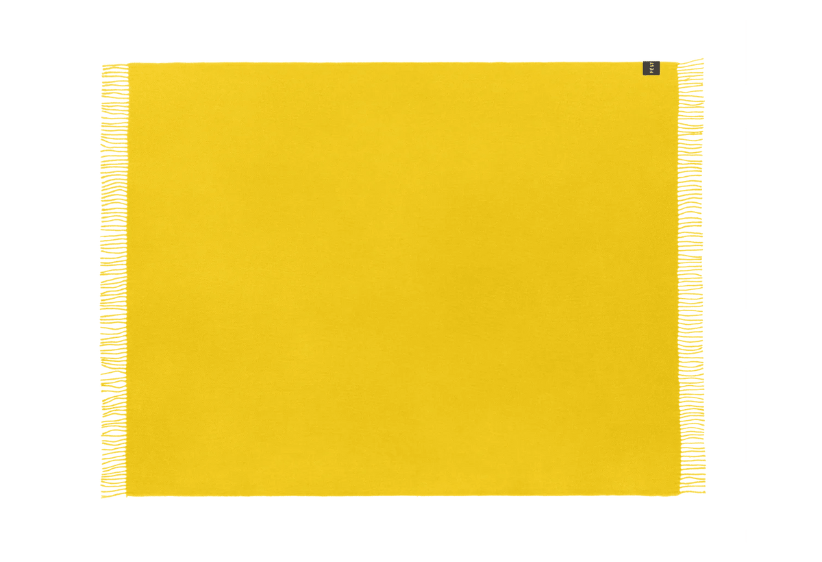 Plaid en laine jaune 130x170cm Ro - Fest Amsterdam - The Cool Republic