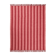 Plaid en laine rayé blush et bourgogne Tide - Schneid Studio - The Cool Republic