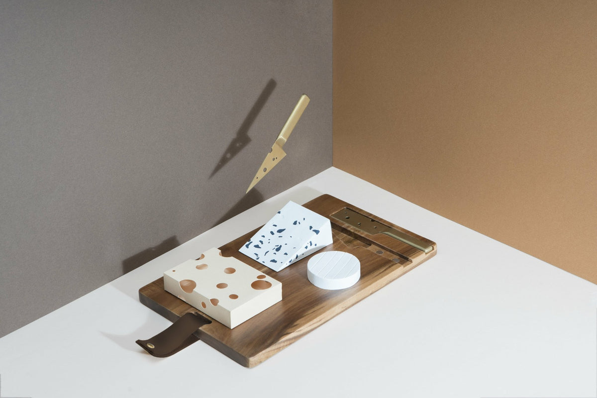 Acacia wood cheese board L - DOIY - The Cool Republic