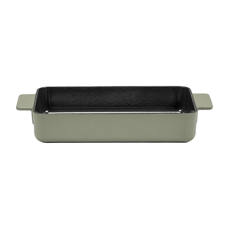 Plat à four en fonte vert 32 cm Surface - Serax - The Cool Republic