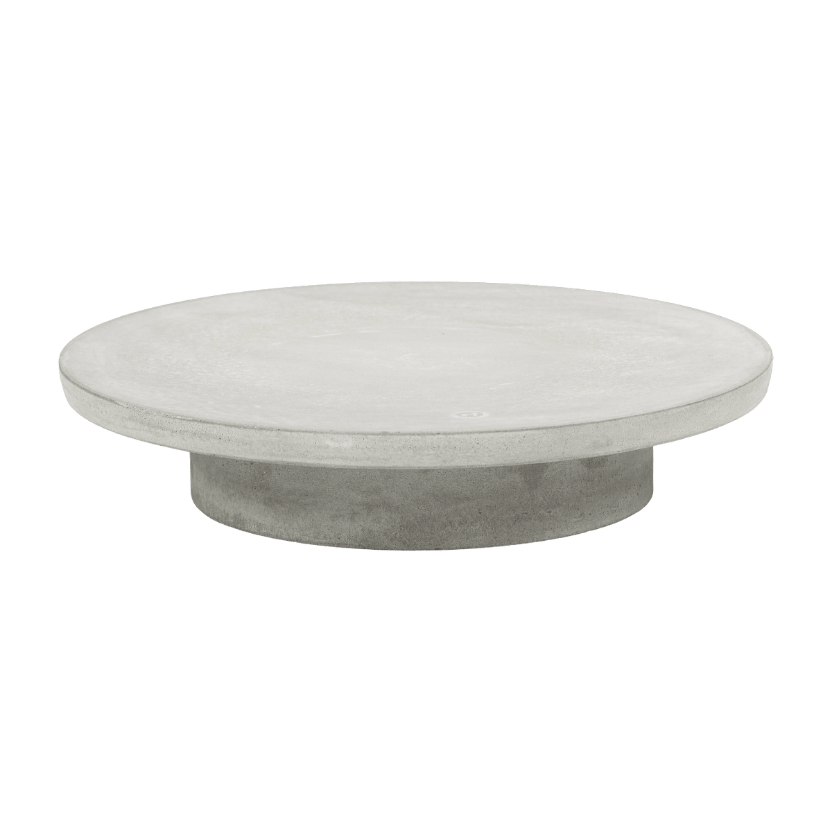 Plat à gâteau en béton gris clair 33 x 7 cm - Serax - The Cool Republic