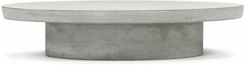 Plat à gâteau en béton gris clair 33 x 7 cm - Serax - The Cool Republic