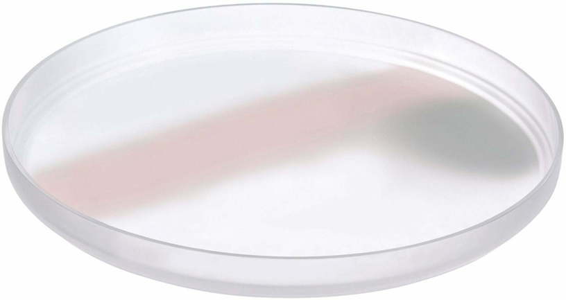 Plat de service 35 cm Rose & Gris Pigmento - Nude Glass - The Cool Republic