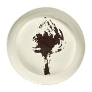 White serving dish with black artichoke - Serax - The Cool Republic