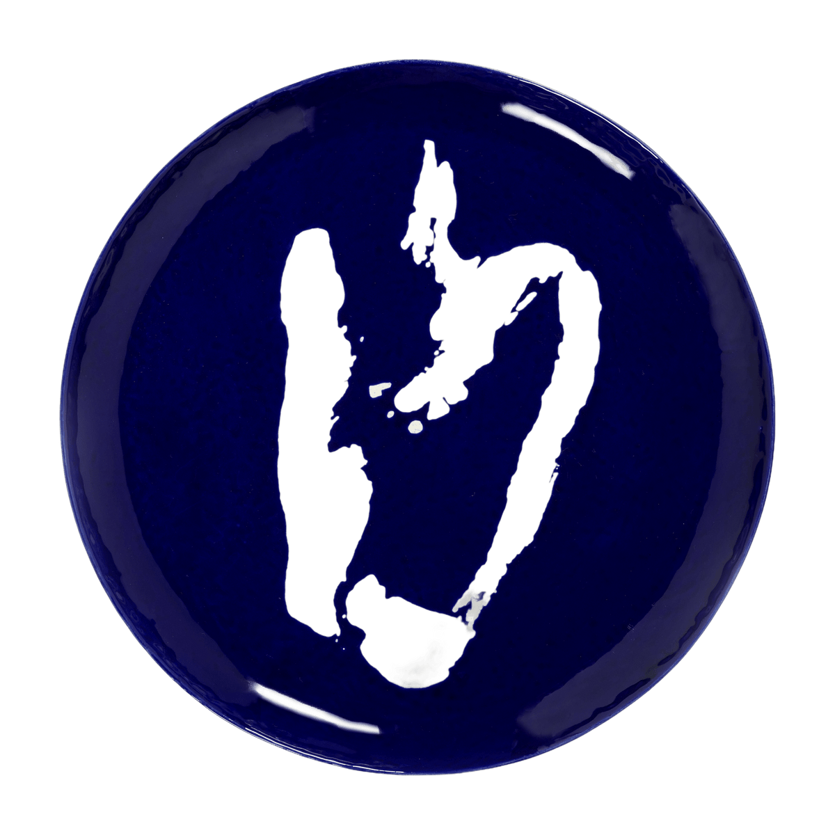 Blue serving dish with white bell pepper - Serax - The Cool Republic