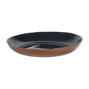 Plat de service bleu foncé et rouille 35,5cm - Serax - The Cool Republic