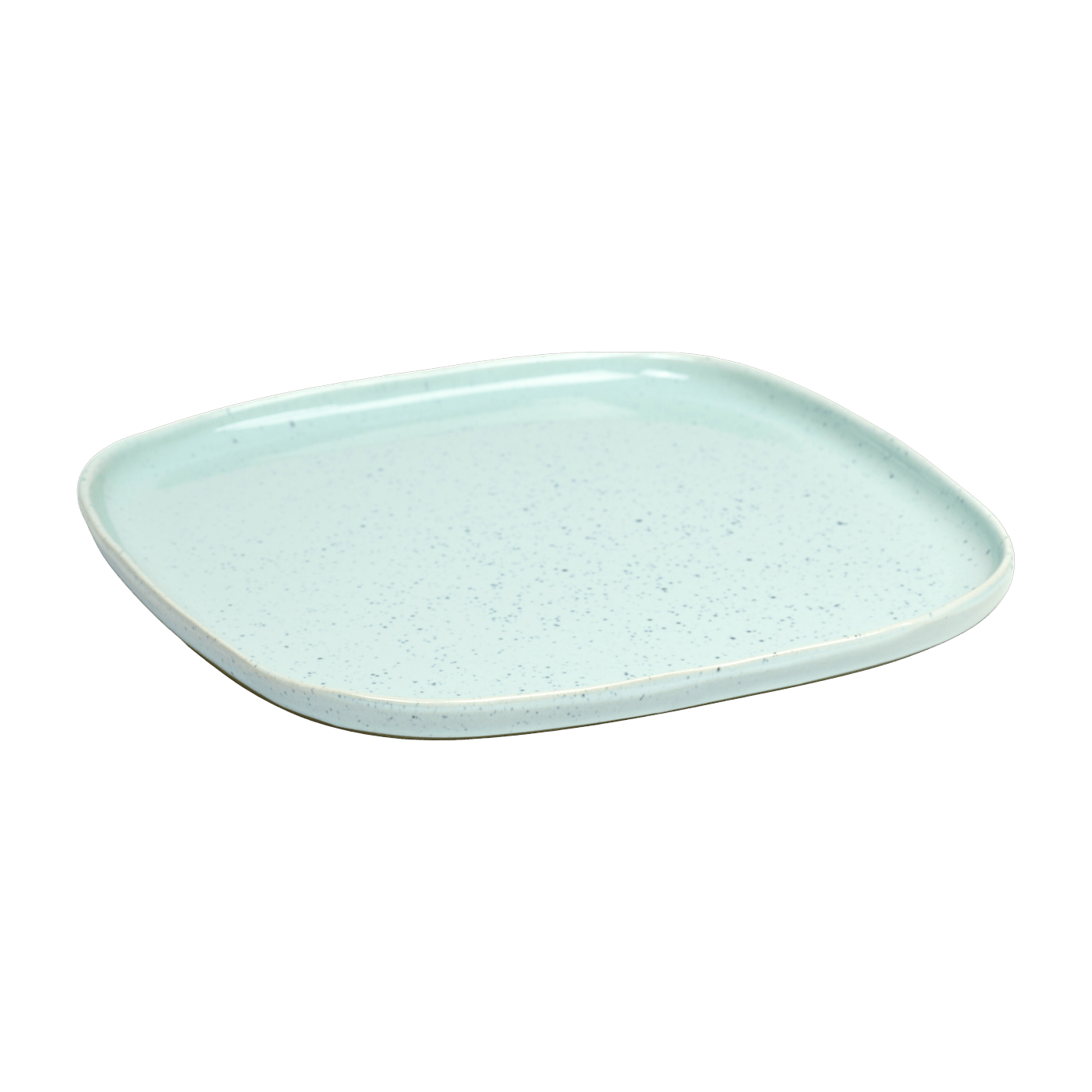 Plat de service carré en grès bleu ciel 25 cm - Serax - The Cool Republic