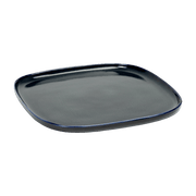 Plat de service carré en grès bleu marine 25 cm - Serax - The Cool Republic