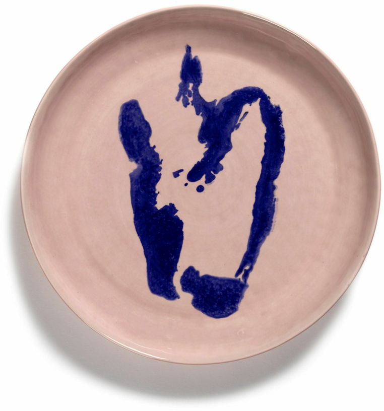 Plat de service rond rose Poivron 34 cm Feast - Serax - The Cool Republic