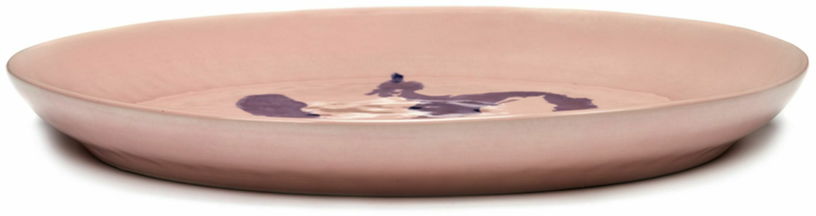 Plat de service rond rose Poivron 34 cm Feast - Serax - The Cool Republic
