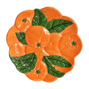 Plat en dolomite à motifs oranges - &Klevering - The Cool Republic
