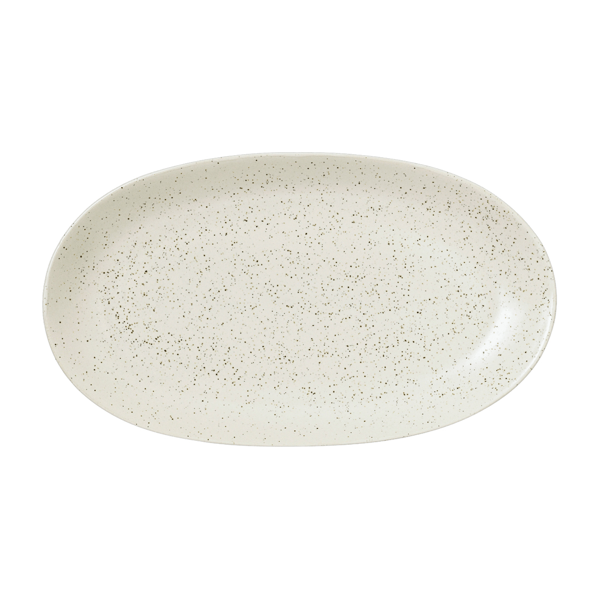 Plat oval en grès 30 cm Nordic Vanilla - Broste Copenhagen - The Cool Republic