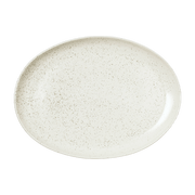 Plat oval en grès 35,5 cm Nordic Vanilla - Broste Copenhagen - The Cool Republic