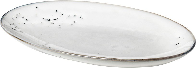 Plat ovale en grès 22 cm Nordic Sand - Broste Copenhagen - The Cool Republic
