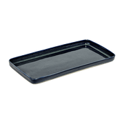 Plat rectangulaire en grès bleu marine 37 x 20 cm - Serax - The Cool Republic