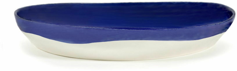 Plat rond bleu 35 cm Dots Feast - Serax - The Cool Republic