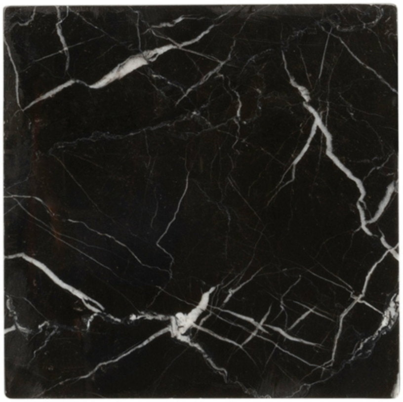 Plateau 15x15 cm marbre noir - Stoned - The Cool Republic